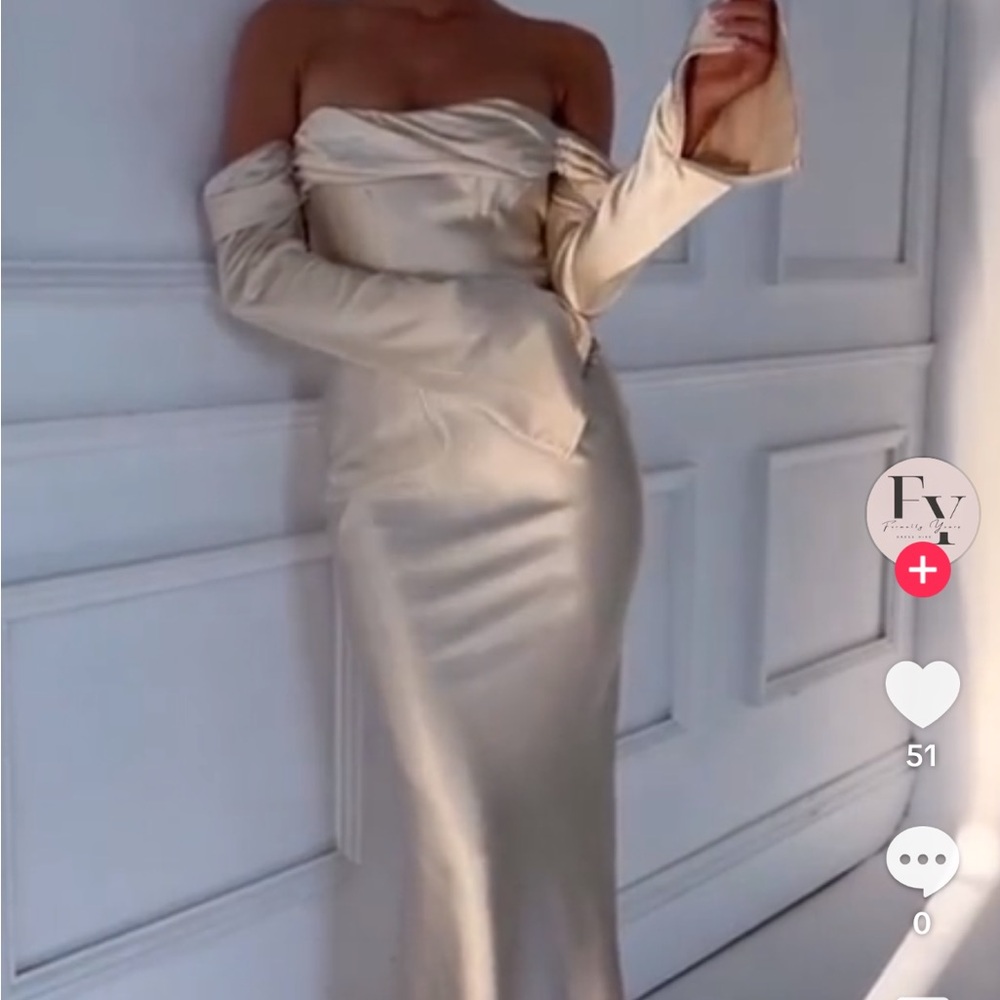 Meshki Giselle Off Shoulder Dress- Tags On